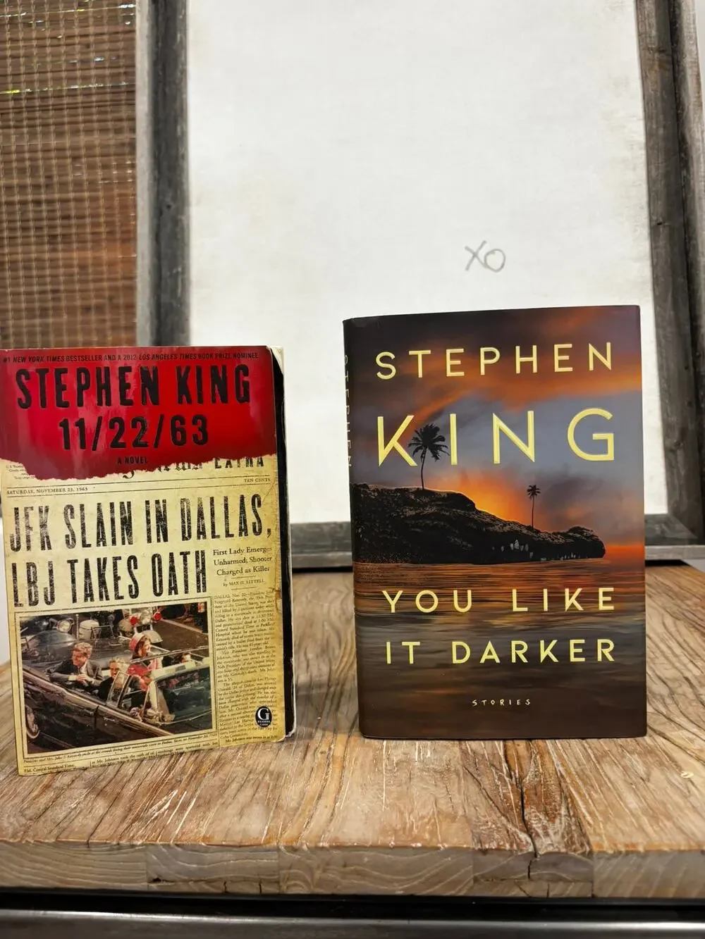 Stephen King Book Lot 2 11/22/63 Paperback + You Like It Darker Hardcover